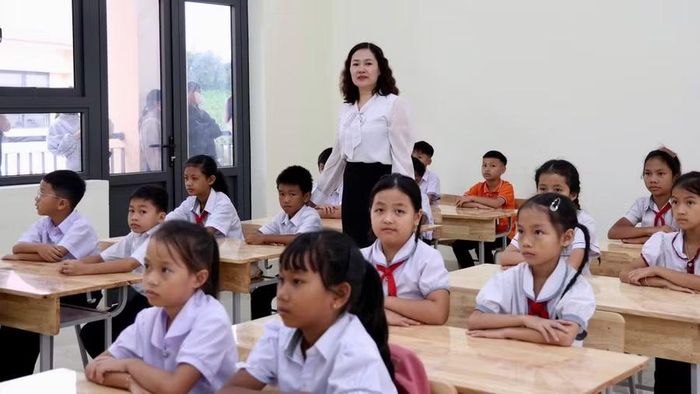 Phòng học mới khang trang.