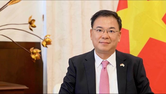 Đại sứ Việt Nam tại Nhật Bản Phạm Quang Hiệu. (Ảnh: Chu Văn)