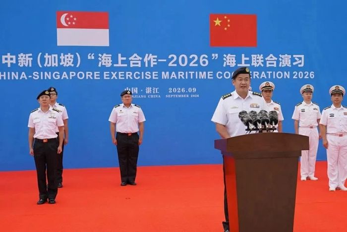 Trung Quốc và Singapore khai mạc tập trận chung hải quân. (Nguồn: The Straits Times)