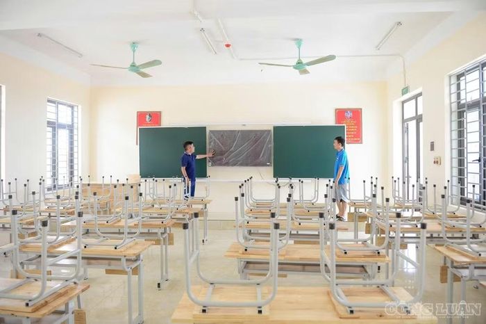 Các phòng học được trang bị đầy đủ, tiện ích