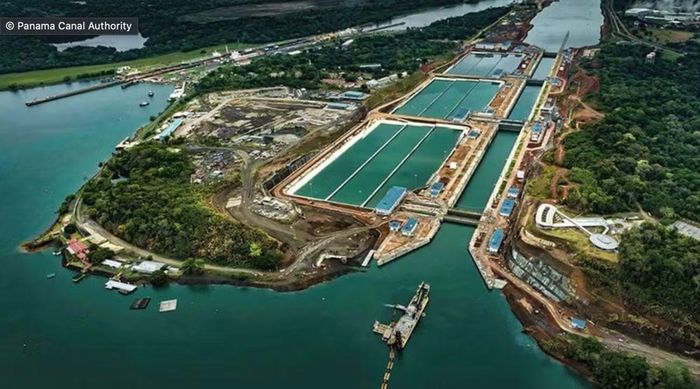Kênh đào Panama. Ảnh: Panama Canal Authority