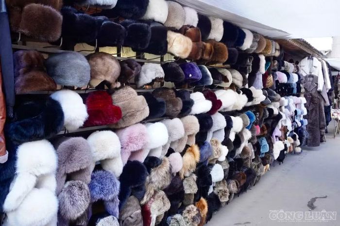 Mũ, áo khoác và nhiều loại trang phục làm từ lông thú là những mặt hàng quen thuộc tại các khu chợ ở Nga, đặc biệt phù hợp với điều kiện thời tiết lạnh giá vào mùa đông