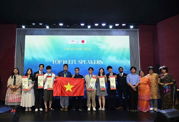 Trao giải Top 10 EFL Speakers tại ABP 2026. Ảnh ABP 2026.