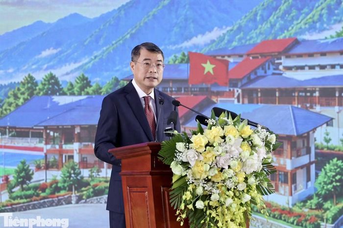 Thủ tướng Chính phủ Lê Minh Hưng phát biểu tại lễ khai giảng năm học mới 2026 - 2027.