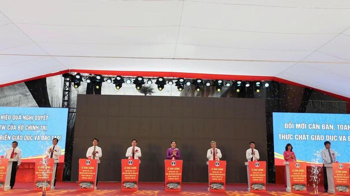 Khánh thành Trường Phổ thông nội trú Tiểu học và Trung học cơ sở Petrovietnam - Phong Thổ ngày 5/9/2026.