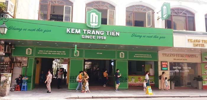 Kem Tràng Tiền tại số 35 Tràng Tiền. Ảnh minh họa