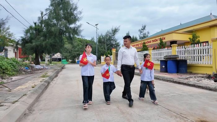 Lớp học đặc biệt trên đảo tiền tiêu.