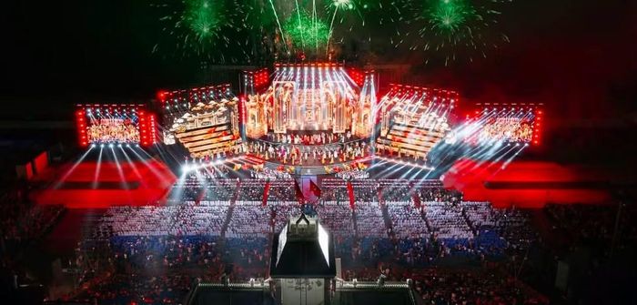 Sân khấu sẽ diễn ra đêm chung kết Hoa hậu Thế giới 2026.