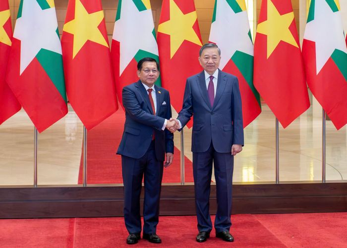 Tổng Bí thư, Chủ tịch nước Tô Lâm và Tổng thống Myanmar