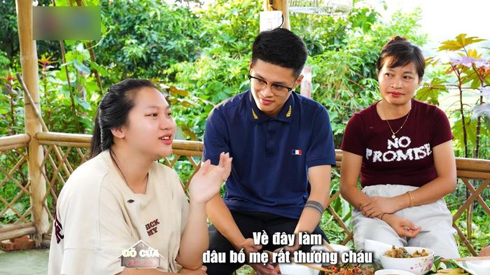 Hường cảm thấy may mắn, hạnh phúc vì được bố mẹ chồng thương yêu như con ruột