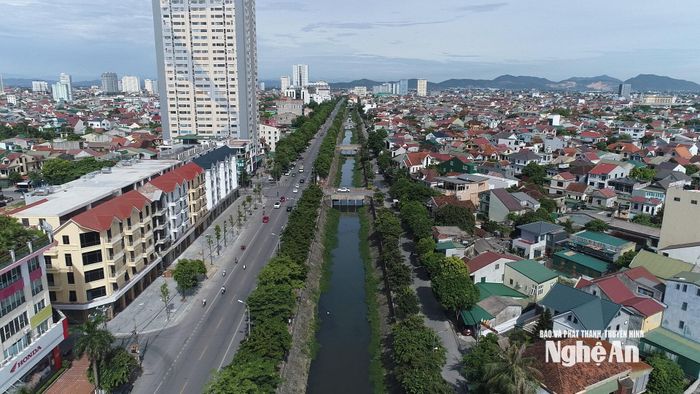 Tuyến Kênh Bắc nằm giữa trục đường Nguyễn Sỹ Sách và đường Phùng Chí Kiên. Ảnh: Võ Hải