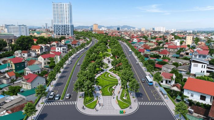 Bản vẽ Kênh Bắc sau khi ngầm hóa do AI thực hiện.