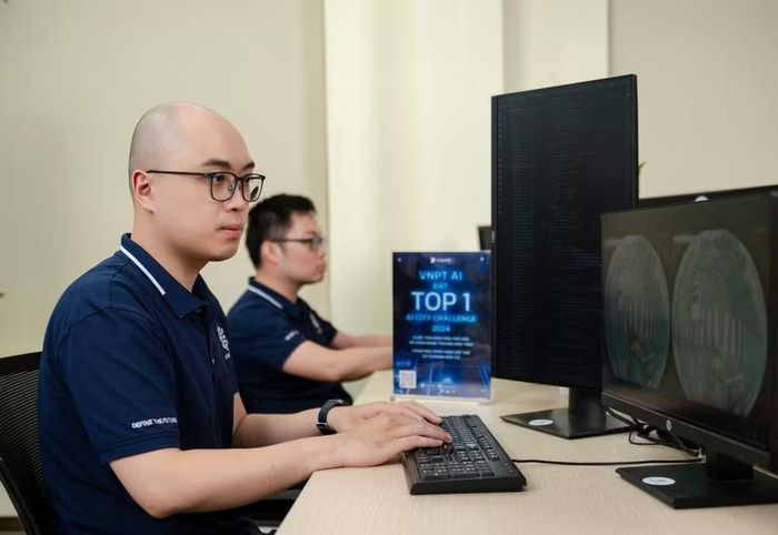 VNPT AI đảm nhiệm nghiên cứu, phát triển công nghệ lõi cho môi trường giáo dục thực tế tại PTIT. (Ảnh: PV/Vietnam+)