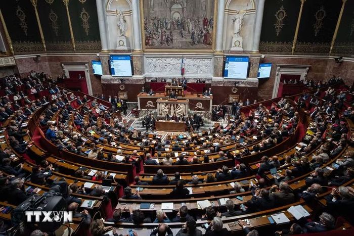 Quang cảnh một phiên họp Quốc hội Pháp ở Paris. (Ảnh: THX/TTXVN)