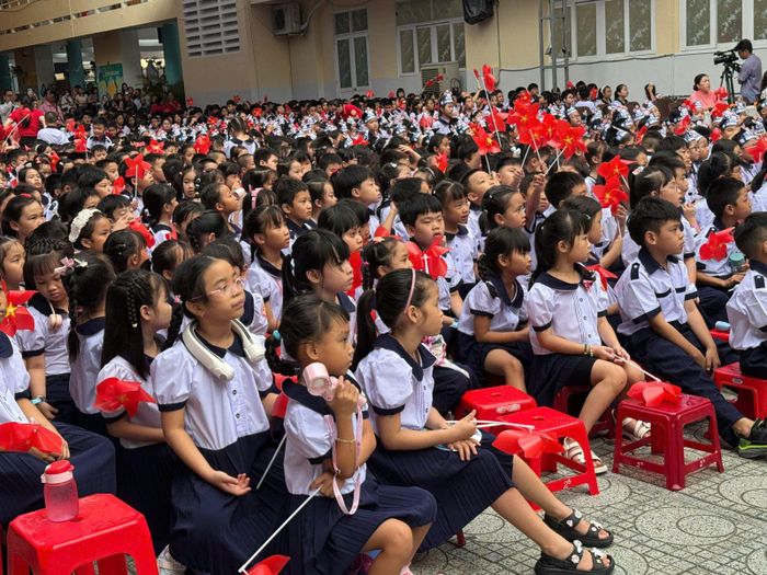 Tại Trường Tiểu học Nguyễn Bỉnh Khiêm (phường Sài Gòn) có khoảng 315 học sinh lớp 1 năm học 2026-2027.