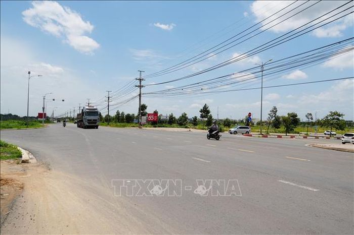 Đường 769 đoạn qua khu tái định cư phục vụ sân bay Long Thành; tuyến đường này sẽ được nâng cấp, mở rộng.