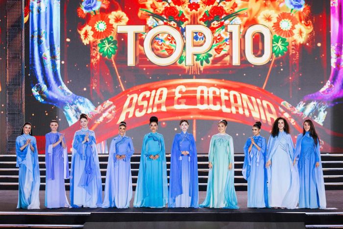 Khoảnh khắc công bố Top 40 Miss World 2026 theo khu vực.