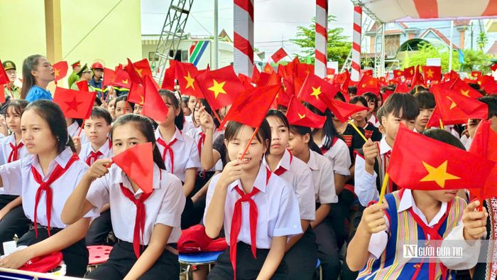Lễ khai giảng năm học 2026-2027 và lễ khánh thành Trường Phổ thông nội trú liên cấp Tiểu học và THCS Dục Nông.