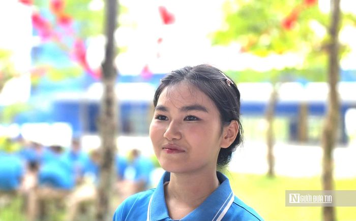 Phạm Thị Phương Uyên chia sẻ những thay đổi của bản thân sau thời gian học tập và sinh sống tại Trường Hy Vọng.