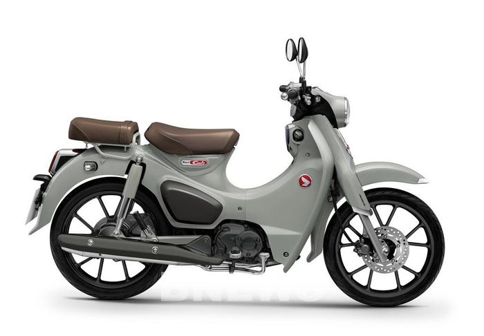 Honda Super Cub phiên bản mới màu xám đen