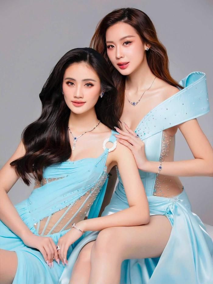 Ý Nhi nhiệt tình cổ vũ Bảo Ngọc trước chung kết Miss World. 