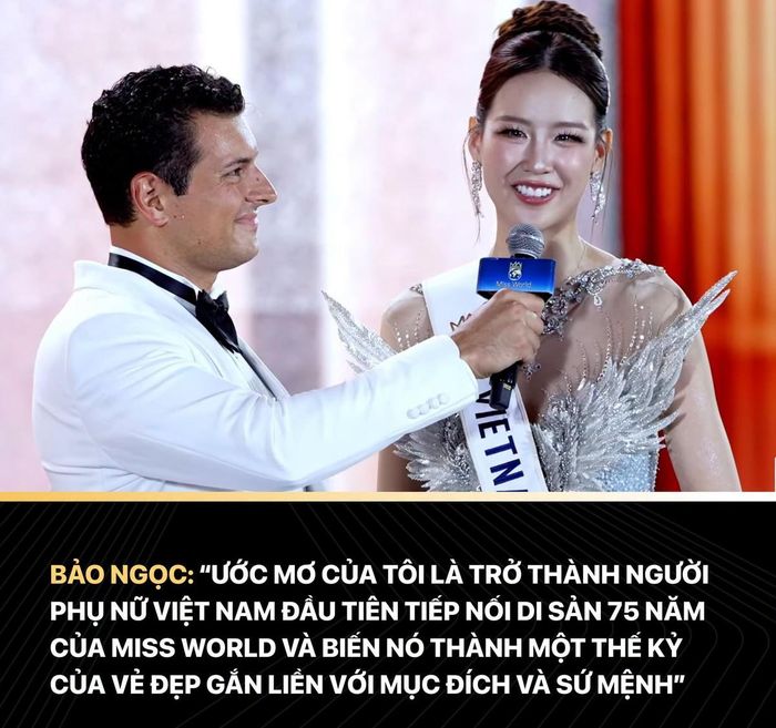 Bảo Ngọc tự tin trả lời bằng tiếng Anh