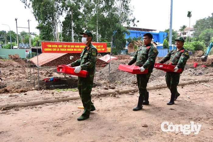 Đến nay, các lực lượng đã phát hiện, quy tập 582 bộ hài cốt liệt sĩ, trong đó 273 bộ có di vật tại Công viên Lê Thị Riêng.