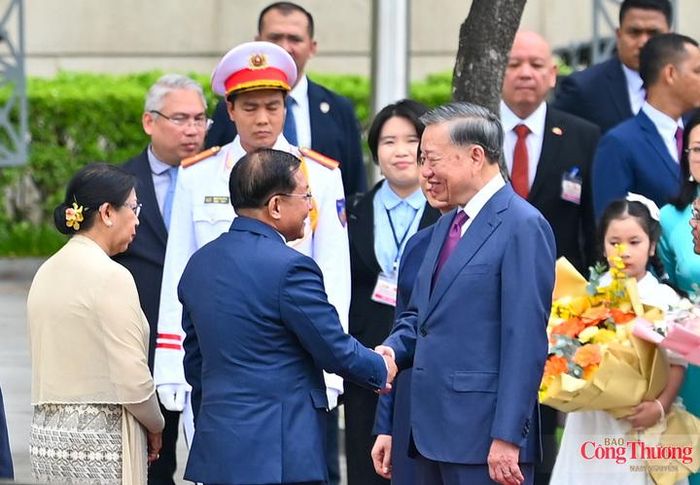  Đây là lần đầu tiên Tổng Bí thư, Chủ tịch nước Tô Lâm và Tổng thống Myanmar Min Aung Hlaing gặp nhau trực tiếp trên cương vị nguyên thủ quốc gia.