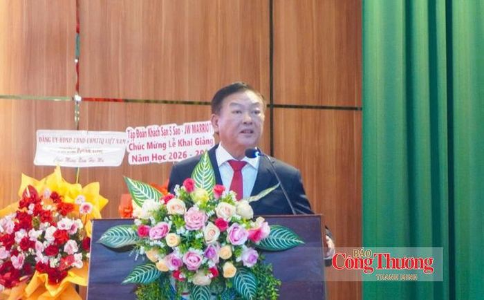 Thầy Bùi Mạnh Tuân, Hiệu trưởng Trường Cao đẳng Công Thương TP. Hồ Chí Minh.