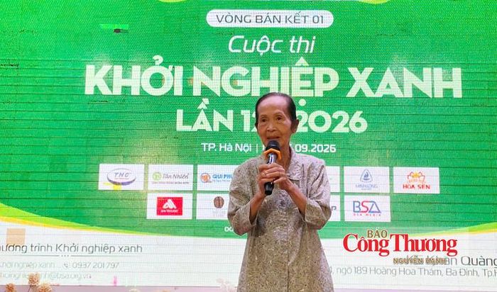 Chuyên gia kinh tế Bà Phạm Chi Lan chia sẻ tại lễ khai mạc Vòng bán kết Cuộc thi Khởi nghiệp Xanh lần thứ 12 – năm 2026 khu vực phía Bắc.