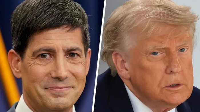 Tổng thống Mỹ Donald Trump và Chủ tịch Cục Dự trữ Liên bang Mỹ (Fed) Kevin Warsh. Ảnh: AP.