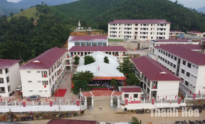 Diện mạo mới của Trường Phổ thông Nội trú TH&THCS Yên Khương.