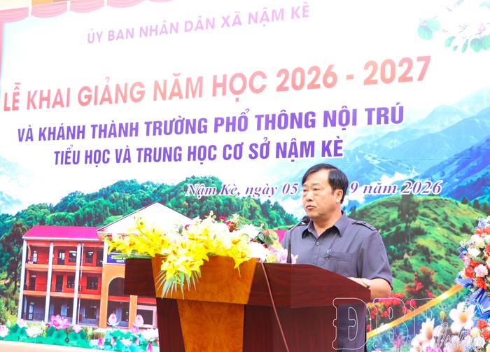 Đồng chí Vừ A Bằng, Ủy viên Ban Thường vụ, Trưởng ban Tuyên giáo và Dân vận Tỉnh ủy.
