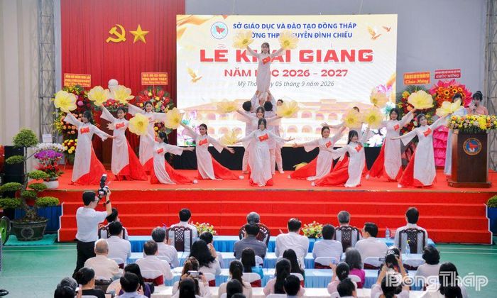 Quang cảnh Lễ khai giảng năm học 2026 - 2027.