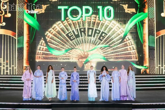 Top 10 thí sinh khu vực châu Âu. 