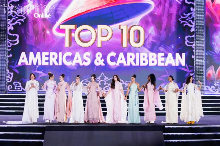 Top 10 thí sinh khu vực châu Mỹ và Caribbean.