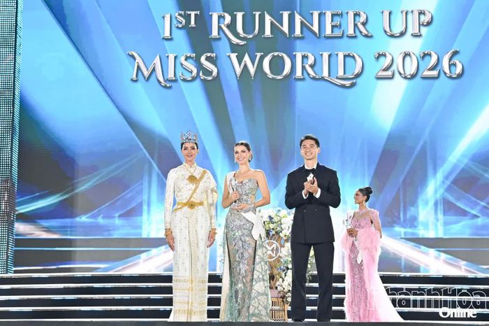 Thí sinh Tây Ban Nha được trao danh hiệu Á hậu 1 Miss World 2026.