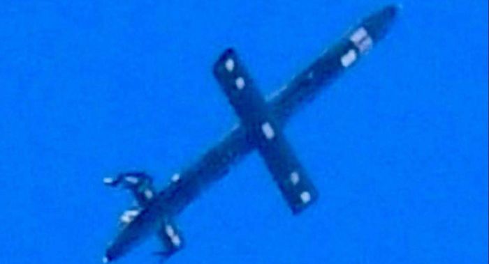 UAV tấn công phản lực Geran-5 của Nga được phía Ukraine ghi nhận. Ảnh: Serhii Beskrestnov