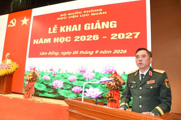 Thiếu tướng Nguyễn Văn Hậu, Phó Giám đốc Học viện quán triệt các nhiệm vụ của Học viện trong năm học mới