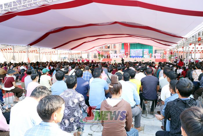 Lễ khai giảng năm học mới tại Trường Phổ thông nội trú Tiểu học và THCS Chiềng Khương.