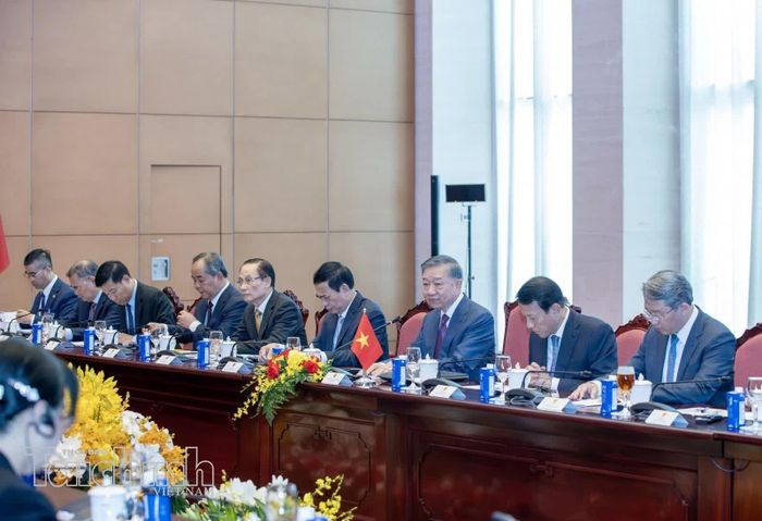 Tổng Bí thư, Chủ tịch nước Tô Lâm phát biểu tại hội đàm, chào đón Tổng thống Myanmar Min Aung Hlaing và đoàn đại biểu cấp cao tới thăm chính thức Việt Nam.