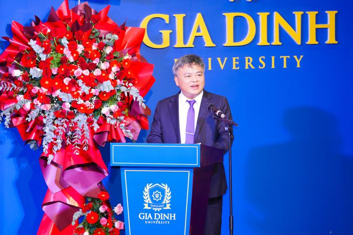 PGS.TS. Phạm Văn Song phát biểu tại buổi lễ bổ nhiệm