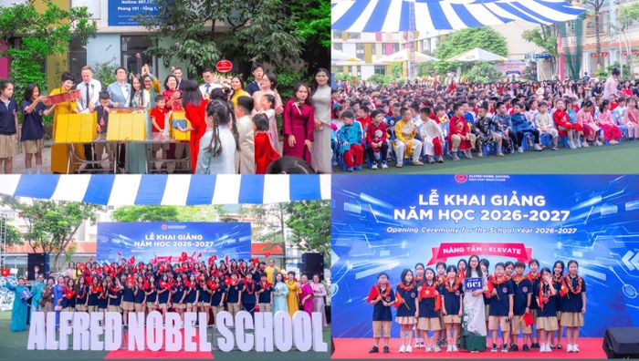Không khí lễ khai giảng tại ANS