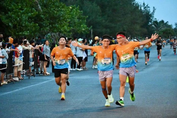 Vận động viên tham gia Giải chạy “Tuy Hòa half marathon 2026 - Đón bình minh trên biển”.