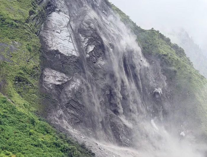 Ảnh minh hoạ một trận lở đất tại Nepal. Nguồn: risingnepaldaily