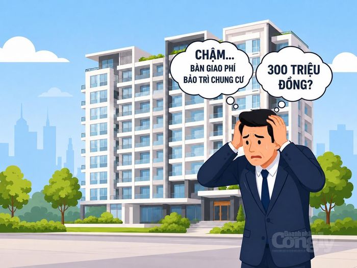 Chủ đầu tư chung cư chậm bàn giao kinh phí bảo trì có thể bị phạt đến 300 triệu đồng. Hình minh họa được tạo với sự hỗ trợ của AI.