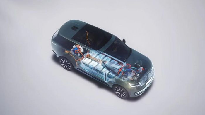 Range Rover Electric sở hữu hệ thống điện 800V. Ảnh: Lange Rover.