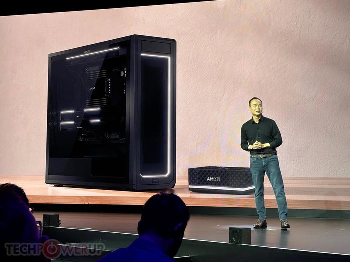 Threadripper Halo Station - siêu máy tính thu nhỏ dành cho AI. (Ảnh: TechPowerup)