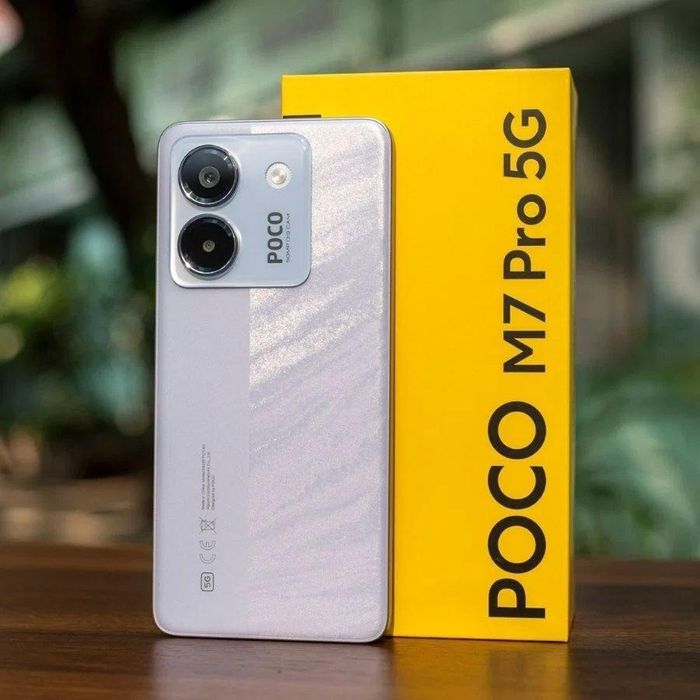 Poco M7 Pro 5G cung cấp hiệu năng đỉnh cao với thiết kế thời trang.