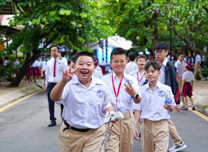 Khai giảng luôn là một dịp đặc biệt với trẻ nhỏ.